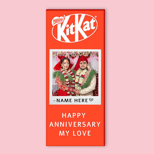 Personalize Kitkat Chocolate for Anniversary RJ-207