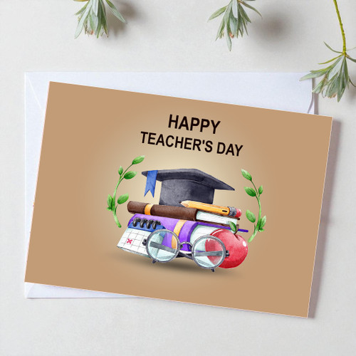 Happy Teacher’s Day Printed Greeting Card