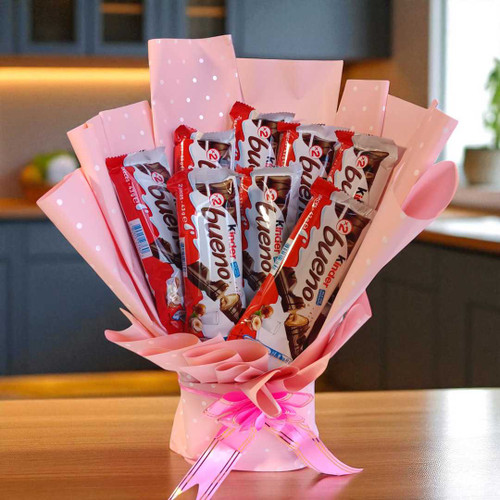 Bouquet of Kinder Bueno Chocolates NKS-1077