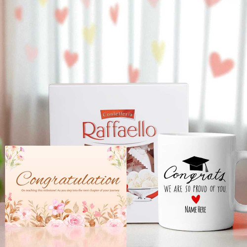 Congratulations Gift Hamper With Raffaello SK-564