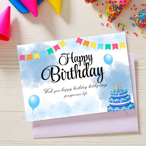 Special Happy Birthday Message Card RJ-253 Special Happy Birthday Message Card RJ-253