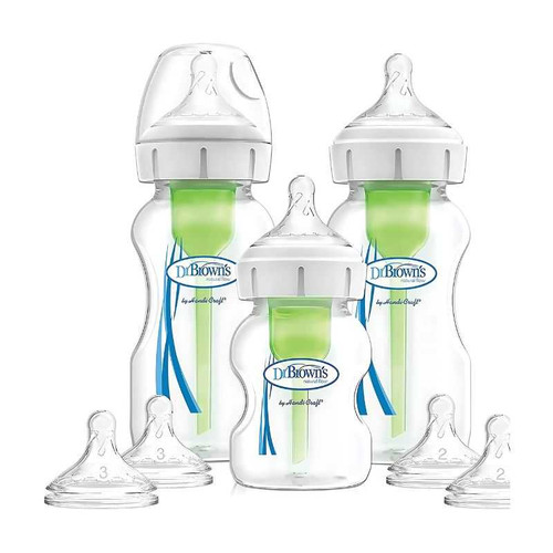Dr. Brown's Options+ Wide-Neck Baby Bottle Starter Kit Wb03606-Intlx
