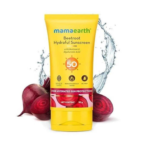 Mamaearth Beetroot Hydraful Sunscreen 50g 8904417312867