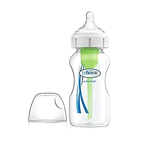 Dr.Brown's 9 oz/270ml Options+ Wide-Neck Bottle, PP, 1- Pack WB91600-ESX
