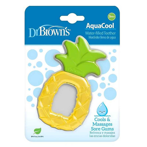 Dr.Brown's AquaCool Water-Filled Teether, Pineapple, 1-Pack TE029