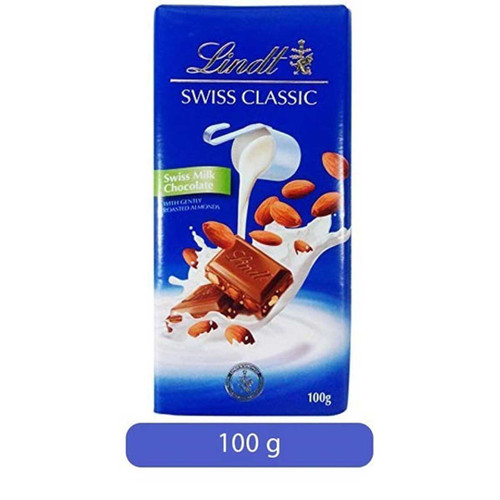 Happy Shrawan Lindt Swiss Milk Chocolate with Printed Wrapper & Name – 100g RJ-256