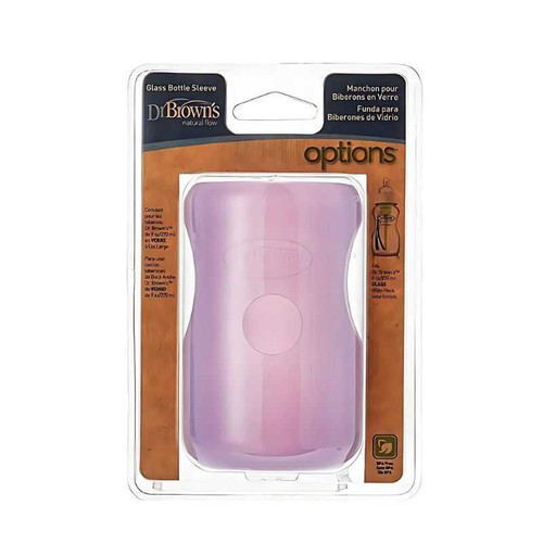 Dr.Brown's 8Oz / 250ml Narrow Glass Bottle Sleeve - Light Pink AC205