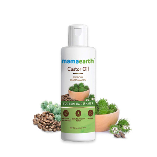 Mamaearth Castor Oil for skin, Hair and Nail 150 ml