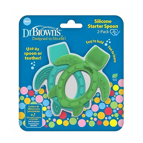 Dr.Brown's Silicone Starter Spoon 2-pack TF023-P2