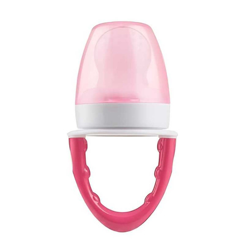 Dr.Brown's Fresh Firsts Silicone Feeder, Pink- 1-Pack TF005-P3