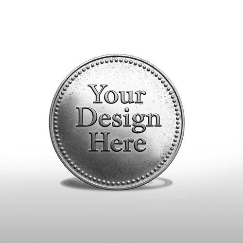 Personalize Company Name and Logo Silver Coin SL-Coin