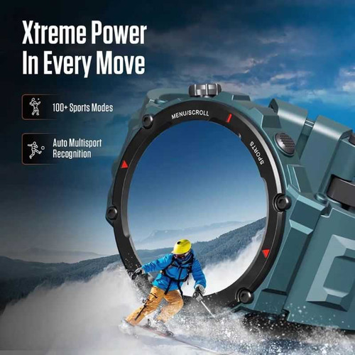 Fastrack Xtreme Pro Rugged Smartwatch with 3.6 cm AMOLED Display & BT Calling 38111PP01