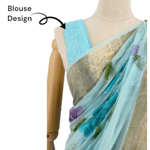 Chiffon Saree & Beauty Accessories for Her JNK-4259