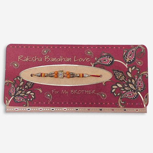 Raksha Bandhan Gift Hamper with Perfume, Chocolates & Wallet for Brother NKS-1191