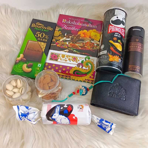 Raksha Bandhan Gift Combo with Perfume & Wallet JNK-4302