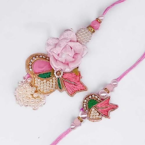 Rakhi Gift Hamper with Perfume, Dry Fruits, Chocolates & Sweets NKS-1197