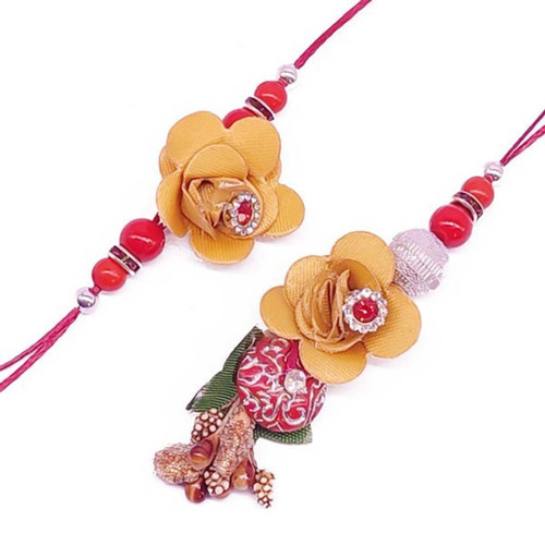 Rakhi Hamper with Dry Fruits, Sweets & Chocolates NKS-1198