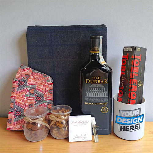 Warm & Sweet Gift Combo with Whisky 750ml & Cozy Muffler JNK-4349