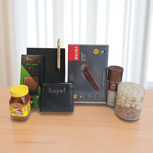 Premium Father’s Day Set with Grooming, Treats & Personalized Gifts NKS-1225