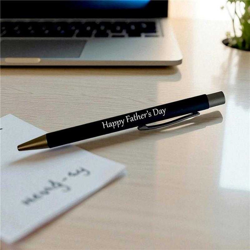 Personalise Metal Pen With Happy Father's Day Printed CORP-115
