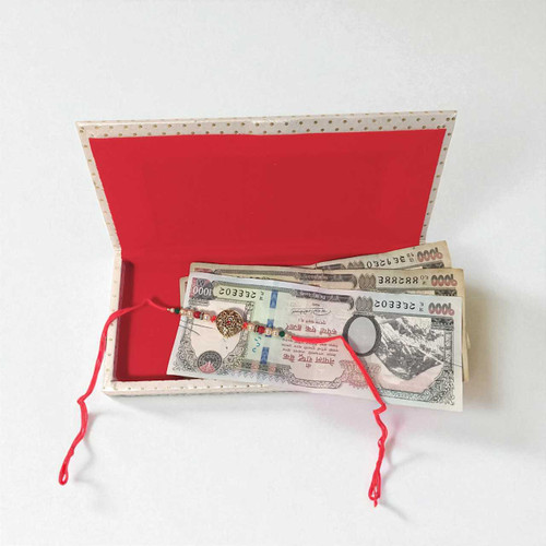 Cash Sagun Envelope Box – Rakhi Return Gift for Sister JNK-4392