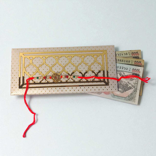 Cash Sagun Envelope Box – Rakhi Return Gift for Sister JNK-4392