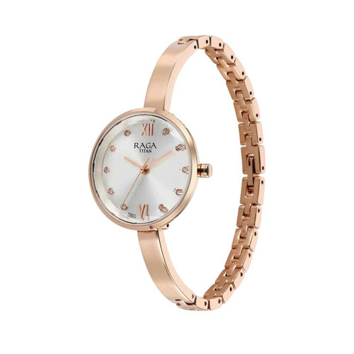 Titan Raga Showstopper Women’s Silver Dial Watch 95292WM02