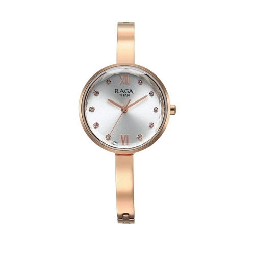 Titan Raga Showstopper Women’s Silver Dial Watch 95292WM02
