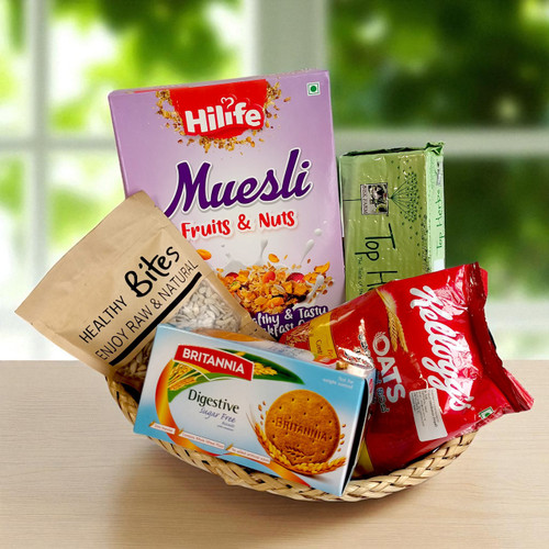 Healthy Snacks Gift Basket