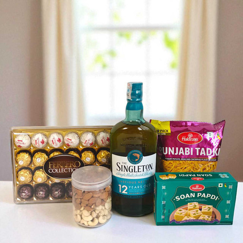Whisky With Treats Gift Hamper SK-702