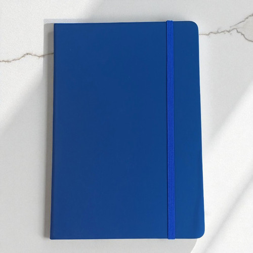 Blue Notebook With Best Dad Ever Printed Paper Band