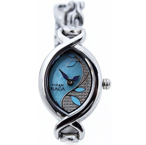 Titan Blue Dial Analog Watch for Women (2251SM01) For Her Gift to