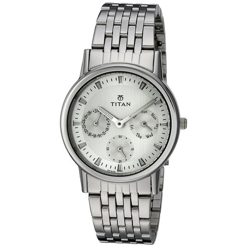 Titan Silver Dial Analog Watch for Women (2557SM01)