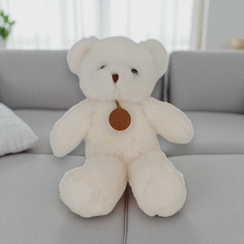 White teddy bear with Belong to you pendent VT-1324