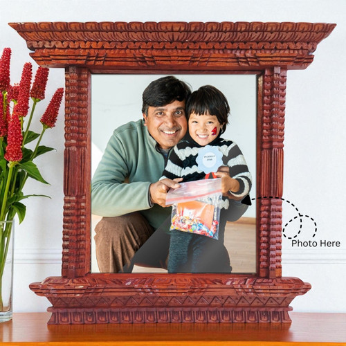Personalise Akhi Jhyāl Window Frame For Father's Day