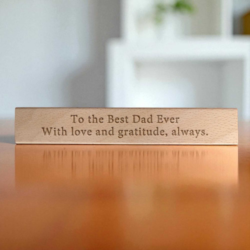 Wooden Pen With Personalise Engraved Message Box – Father’s Day Gift SK-668