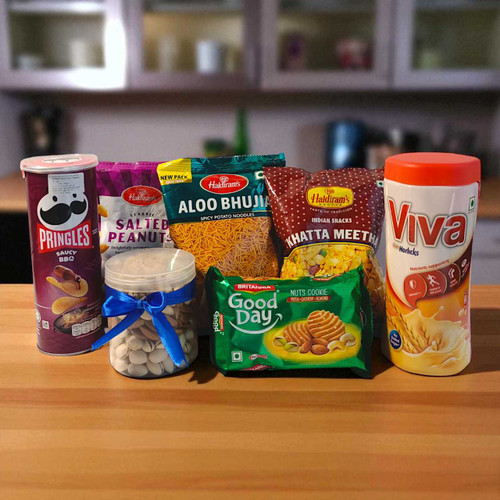 Snacks, Viva & Dry Nuts Gift Combo JNK-4534