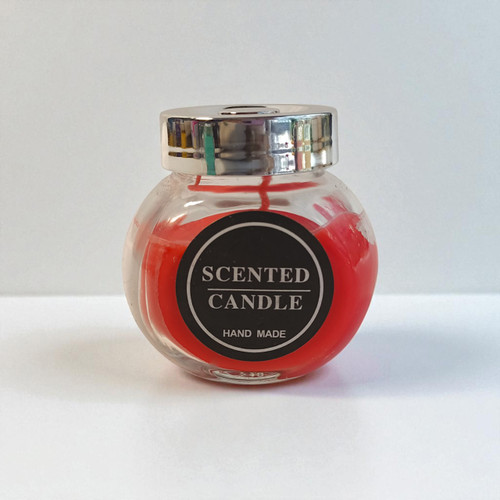 Scented Candle Jar - Red