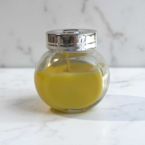 Scented Candle Jar - Yellow Yellow-SC-43