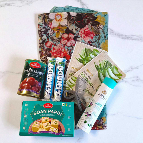 Teej Delight Gift Hamper With Sweets SK-732