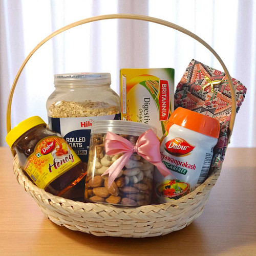 Dad’s Wellness & Tradition Bamboo Hamper SK-741