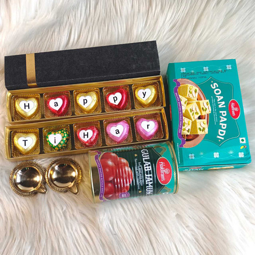 Tihar Gift : Sweets & Pala Diyo JNK-4652