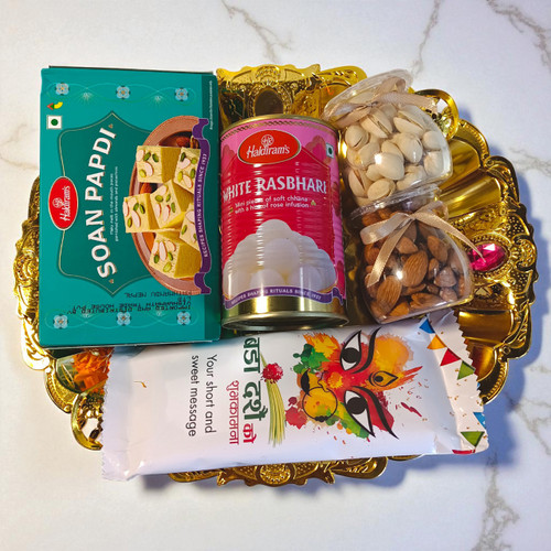 Dashain Celebration Tray With Sweets
