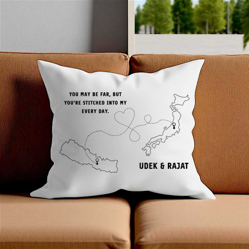 Personalized Cushion For Long Distance People BPL-268