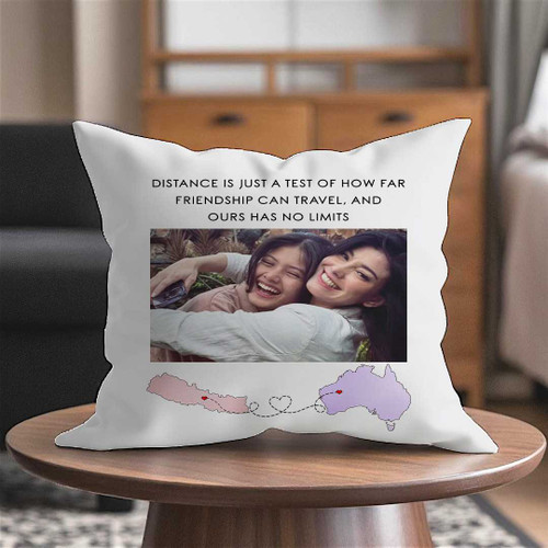 Distance Connecting Personalized Cushion BPL-270