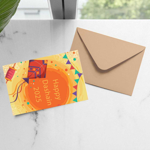 Happy Dashain 2025 Greeting Card Card-12