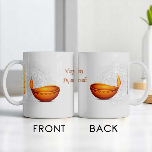 Special "Happy Diwali" Printed Ceramic Mug BPL-299