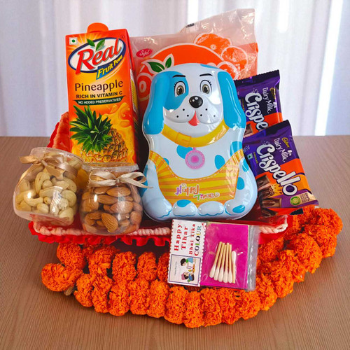 Shubha Shagun Bhai Tika Hamper For Little Brother BPL-307