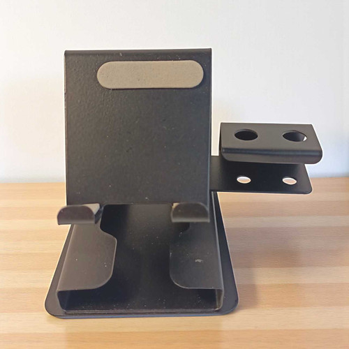 Name Engraved on Metal Mobile, Cardholder & Pen Stand MS-01