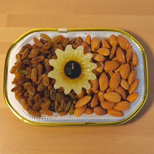 Delightful Tray with Almond & Kismis JNK-4841